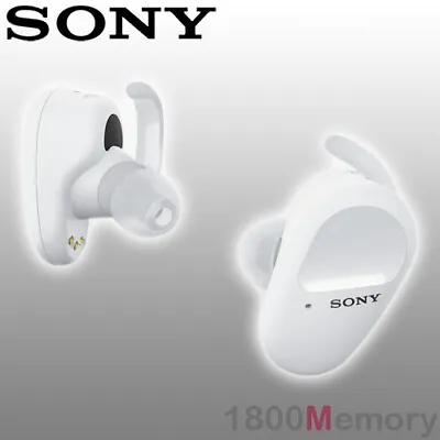 $319 • Buy GENUINE Sony WF-SP800N Truly Wireless Noise Cancelling In-Ear Headphones White
