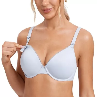 Gratlin Women's Underwire Nursing Bras Full Coverage Padded Breastfeeding Bra • $27.71