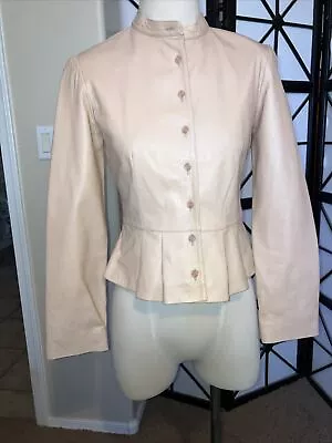 LEATHER-Moda International Women’s Jacket XS Blush • $15.99