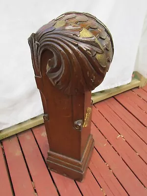 Newel Post Neoclassical Antique Ornate Fabulous 29 1/2 In Tall • $158