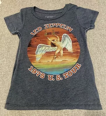 2013 Led Zeppelin 1975 US Tour Trunk Ltd. Girls Shirt Size 8 • $24.99