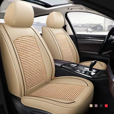 Ice Silk Leather Car Seat Covers Protector For Volkswagen Full Set/Front Cushion • $86.41