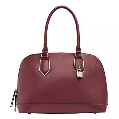 Hilary Radley Faye Satchel Leather Women's Handbag Bordeaux Red • £43.41