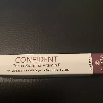 £3.99 • Buy SIDRA Confident Lipstick- 100% Natural 85% Organic Cheerful-Gluten Free-Vegan