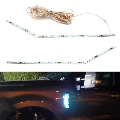 Ice Blue LED Background Illumination Kit 17-22 F250 F350 F450 Side Fender Emblem • $26.99