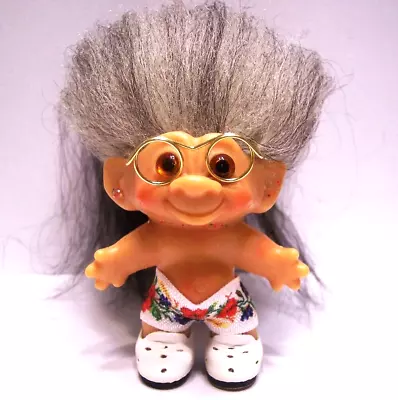 TROLL CLOTHES WHITE SHOES PANTIES And GLASSES FOR YOUR VINTAGE DAM DOLL NEW • $10