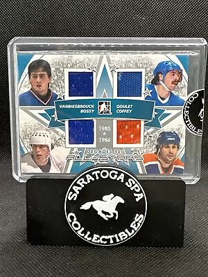 VANBIESBROUCK BOSSY GOULET COFFEY 2011 IN THE GAME Silver Quad All-Stars Patch • $19.99