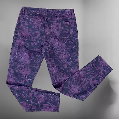 CAbi  159 Twilight Jegging Womens Sz 8 Purple Black Camo Stretch Pant NWT • $27.99