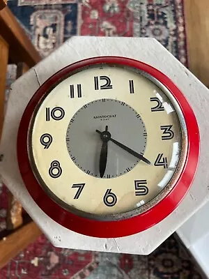 Aristocrat Red 8 Day Wall Clock • $70