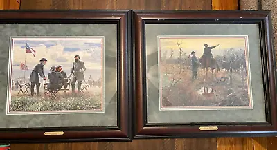 Two Mort Kunstler Civil War Prints “The Last Meeting” & I Will Be Moving W/Hour • $279