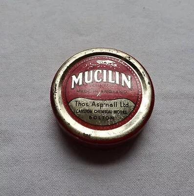 Vintage Fishing Mucilin Tin • $4.95