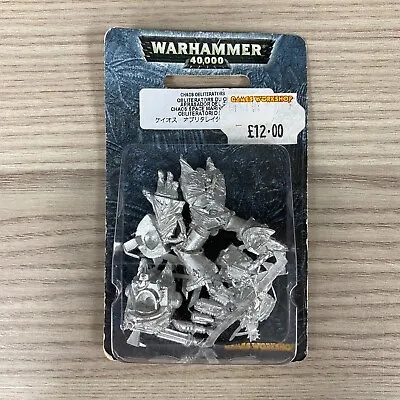 Chaos Space Marines Obliterators Warhammer 40000 40k Blister Metal • $63.79