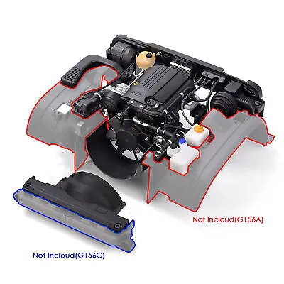 For TRX4 Land Rover Defender Simulation Engine Decoration Upgrade Parts • $143.47