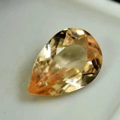 Awesome Untreated 2.70 Ct 9Mohs Padparadscha Sapphire Pear Cut Certified • $0.99