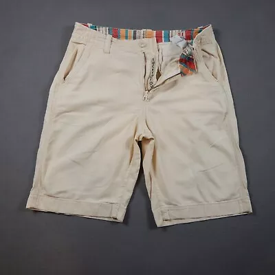 Lucky Brand Shorts  Mens 31 Beige Waffle Knit Fit To Perfection • $12