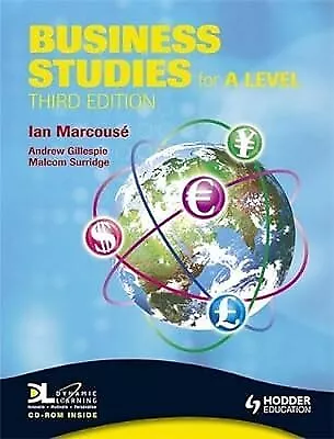 Business Studies For A Level 3rd Edition (Hodder Arnold Publication) Marcouse  • £3.48