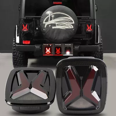 2x For Jeep Wrangler TJ CJ YJ Led Tail Lights Rear Brake Turn Stop Reverse Lamps • $49.99