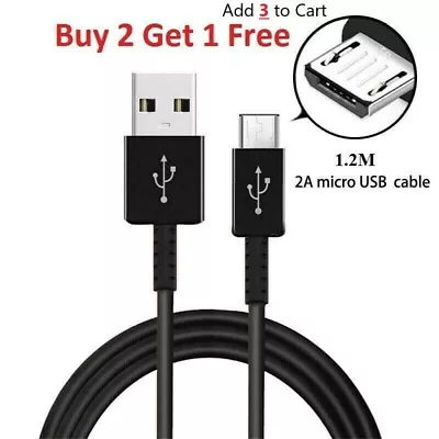 4ft Micro USB Data Sync Charger Charging Cable Cord For Android Samsung LG • $3.95