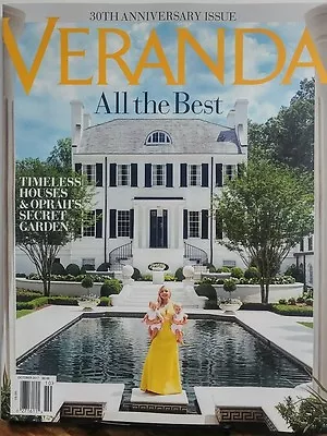 Veranda Sept Oct 2017 30th Anniversary Issue All The Best Oprah FREE SHIPPING Sb • $16.95