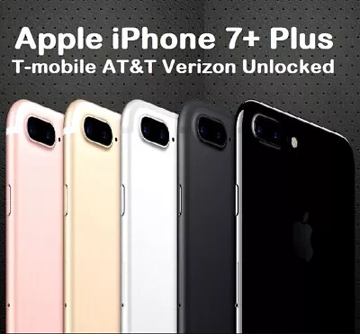 $129.99 • Buy Apple IPhone 7+ Plus 32GB/128GB/256GB Verizon Unlocked T-Mobile AT&T Smartphone