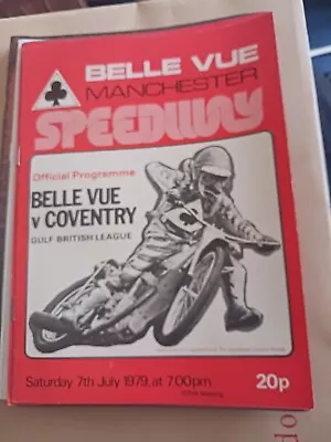 Belle Vue Aces V Coventry Bees 7/7/79 Good Condition No Writing Or Rust  • £1.99