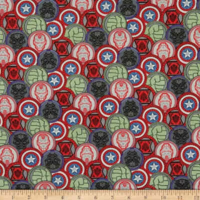 $8.75 • Buy  Marvel Avengers Coins Multi Colored Cotton Fabric BTY  36  X 43 