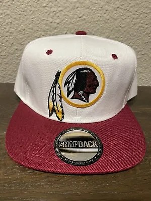 Vintage Throwback Washington Redskins NFL Embroidered Logo Snapback Cap Hat NEW • $22