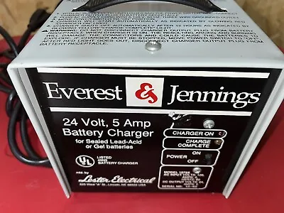 Everest And Jennings 24 Volt 5 Amp  Charger Model 15725. Lester Electrical • $30