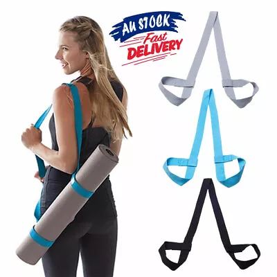 $7.95 • Buy 1 Pcs Strap Mat Yoga Mat Shoulder Belt Adjustable Sports Exercise Gym