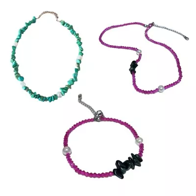 Chain Necklace Versatile Jewelry Beads Material Perfect For Women Girls • $9.58