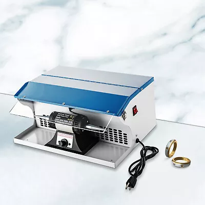 500W Polishing Buffing Machine Jewelry Polisher Table Top Dust Collector & Light • $167