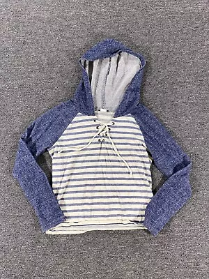 Venus Sweater Womens Medium Blue White Hoodie Pullover Outdoors Workout • $7.99