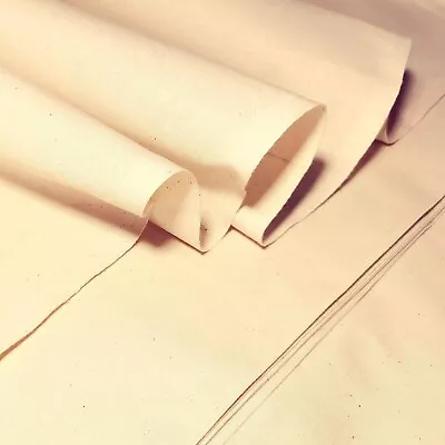 63 Inch / 160 Cm Wide Calico Fabric Medium Weight 100% Natural Cotton 30 Metres • £79.99
