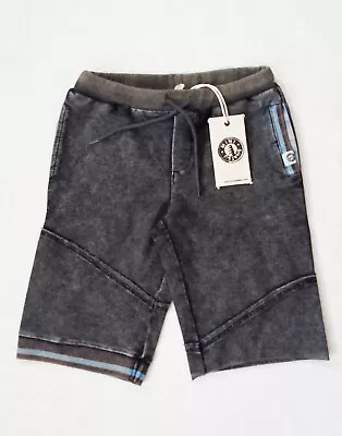 Last 1 NWT Mini Shatsu Super Cute Boys Shorts Grey Drawstring Waist Pockets 6 • $20