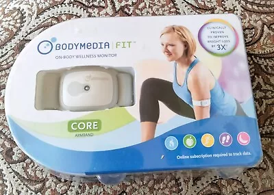 BodyMedia Fit Core Armband On Body Wellness Monitor BRAND NEW SEALED PACKAGE • $18.95