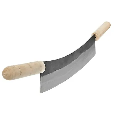 Mincing KnifeDouble HandleKebab Meat KnifeCarbon SteelLeight 40cm -15.75inc • £71.15