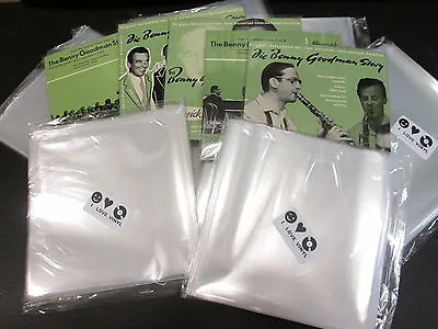 100 Pcs. 7  Plastic Vinyl Record SLEEVES COVERS SP Outer ♫ Best PRICE/QUALITY! • $9.99