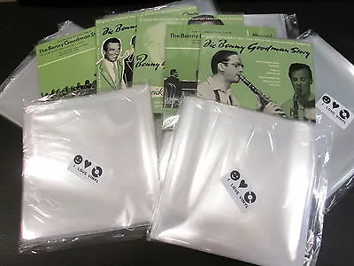 50 Pcs. 7  Plastic Vinyl Record SLEEVES COVERS SP Outer ♫ Best PRICE/QUALITY! • $4.99