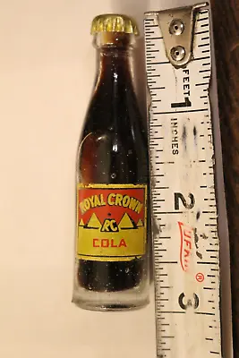 Miniature Royal Crown Cola Bottle-Full • $20