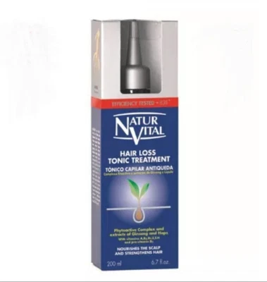 £13.94 • Buy Natur Vital Effective Hair Loss Tonic Treatment 200ml New Box Slightly Damaged.