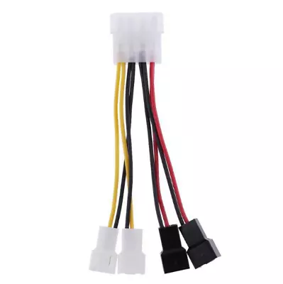 5pcs 4-pin Power Cable Adapter Connector For 3-pin Computer Cooling Fan 12V/5V • $7.76