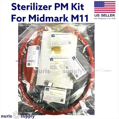 MIK080 MIDMARK M11 M11D Sterilizer Preventative Maintenance Kit Door Dam Gasket • $139.99