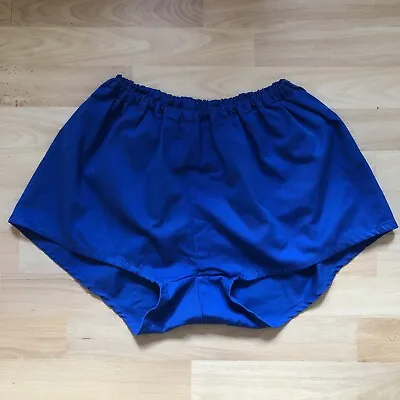 Vintage Retro Men’s Blue Shorts Sports PE Running Army Size M / L • £10