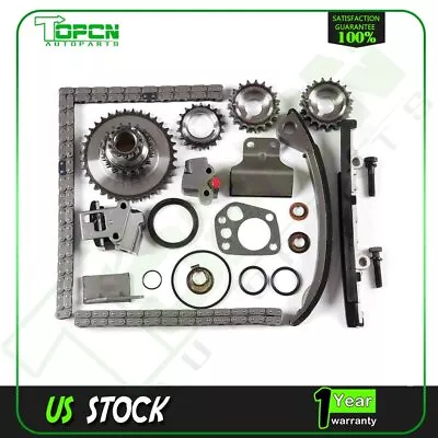 91-98 2.4L For Nissan 240SX DOHC Timing Chain Kit KA24DE • $69.07