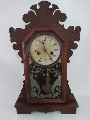 E.N. Welch The Buttercup One Day Strike Mantle Clock • $129