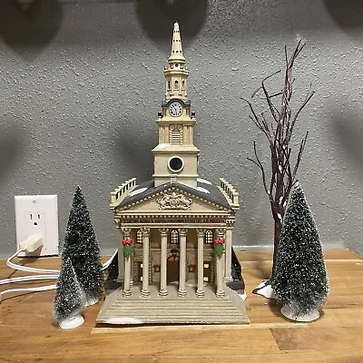 Vtg Department 56 St Martin In The Fields Church Christmas Village #56.58471 • $95.96