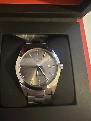 Tissot Gentleman Grey Titanium Men's Watch - T127.410.44.081.00 • £240