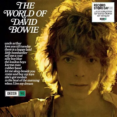 DAVID BOWIE The World Of David Bowie RSD Ltd Ed BLUE Vinyl LP Record NEW Sealed • $89.99