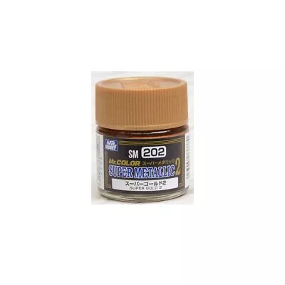 Mr. Hobby Mr. Colour - SM-202 - Super Gold II Super Metallic II 10ml Model Paint • £3.99