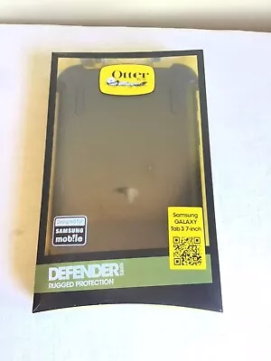 New Open Box Otter Box Defender Rugged Series Samsung Galaxy Tab 3 Black 7 Inch • $17.99